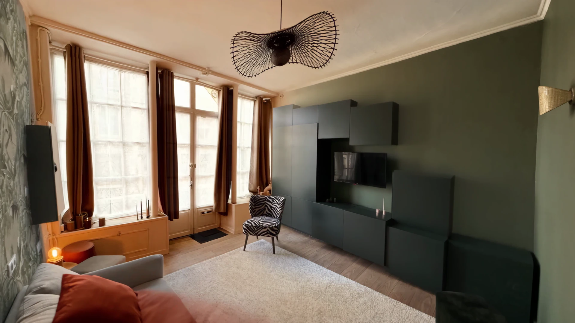 Transformation de l’appartement pendant le chantier
