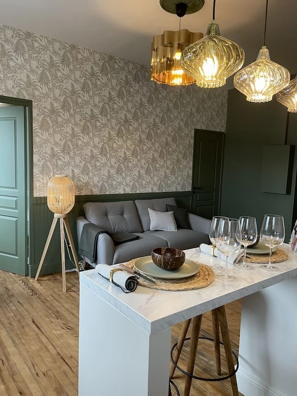 Cuisine après rénovation à Pont-l’Évêque