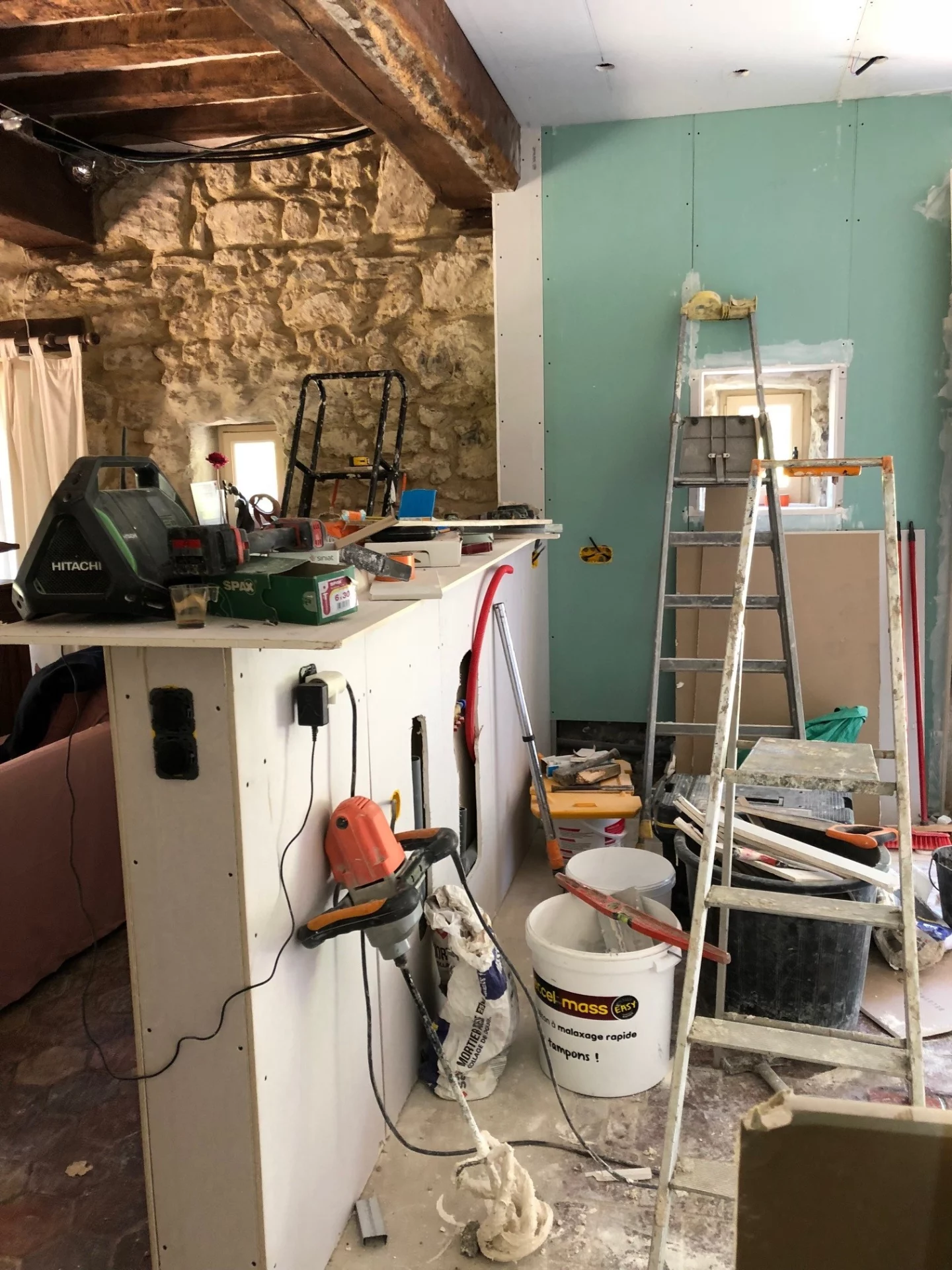 Chantier de Corps de ferme dans le Pays d’Auge