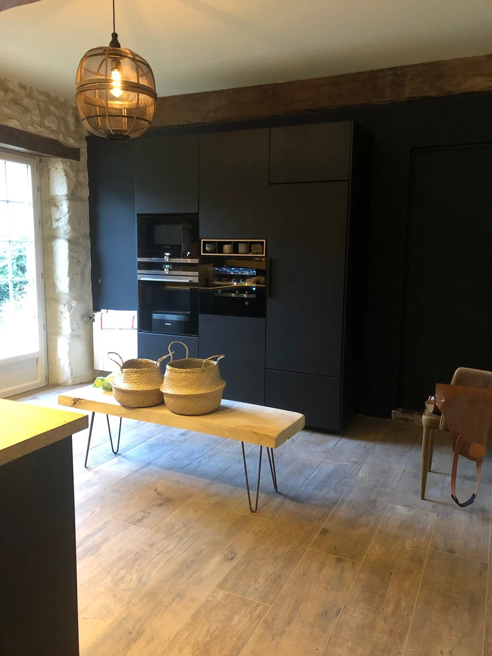 Cuisine après rénovation à Pays d’Auge