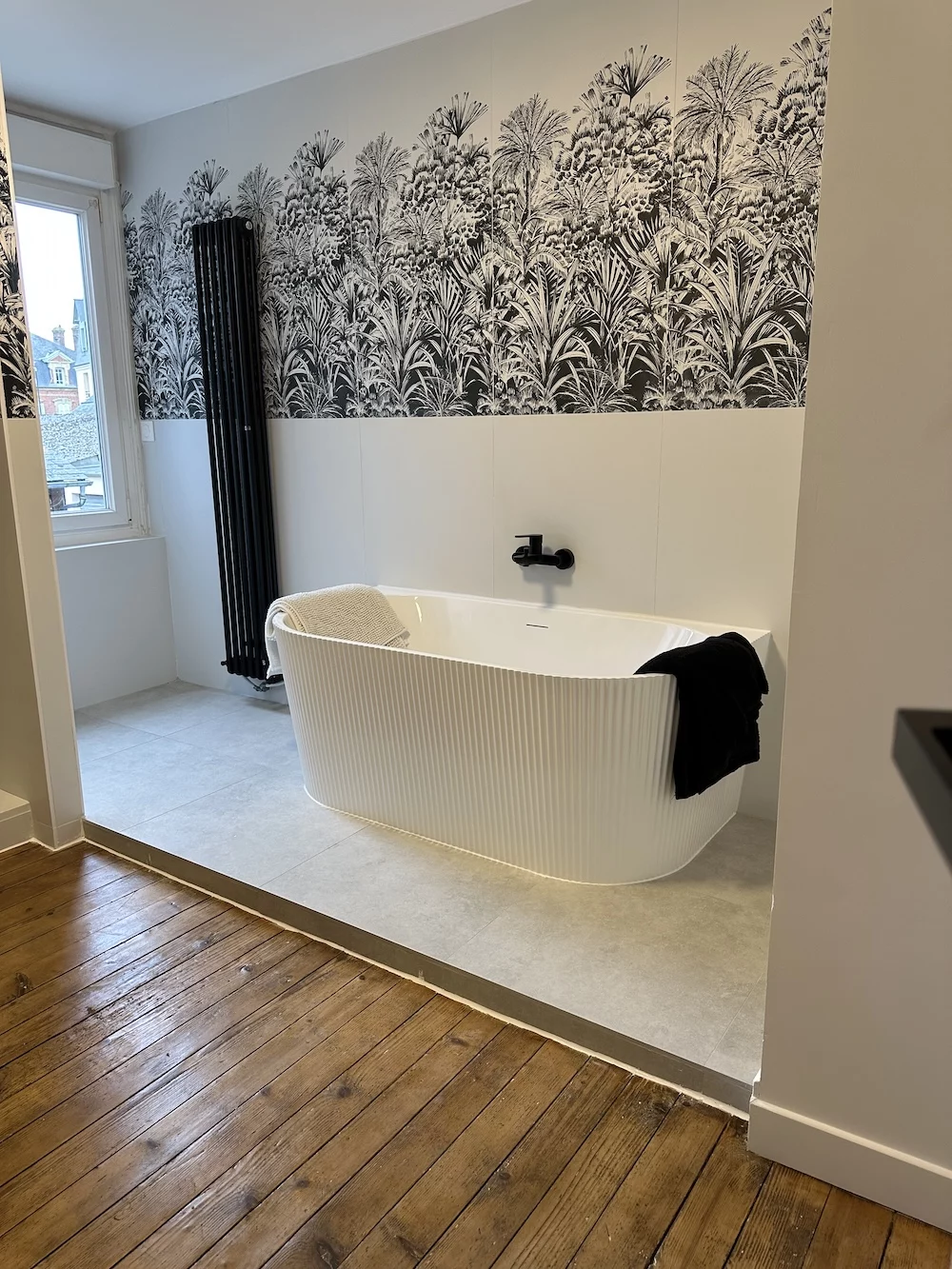 Salle de bain après rénovation à Pont-l’Évêque