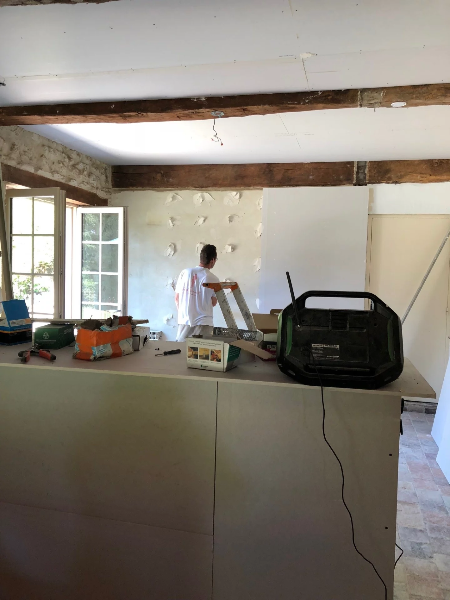 Chantier de Corps de ferme dans le Pays d’Auge